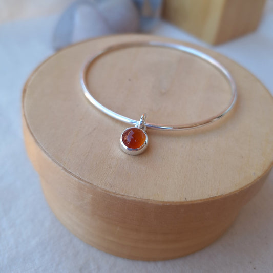 Pulsera con piedra Cornalina