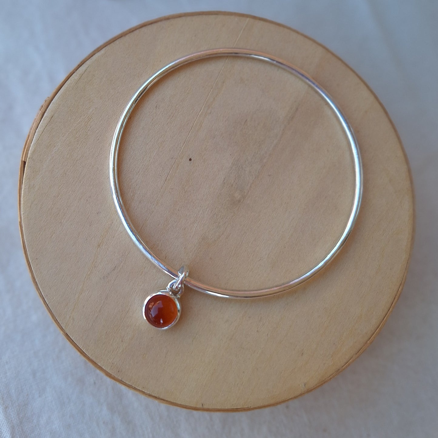 Pulsera con piedra Cornalina